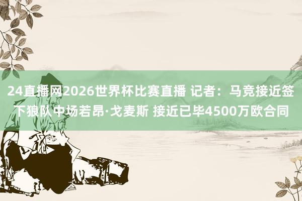 24直播网2026世界杯比赛直播 记者：马竞接近签下狼队中场若昂·戈麦斯 接近已毕4500万欧合同